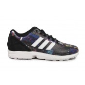 2016 Descuento Adidas Originals ZX Flux WeavesUnisex Zapatos Gris/rojo,relojes adidas originals,relojes adidas,Madrid online