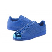 Promociones de 2016 Adidas Originals Superstar 80s Supercolor Zapatos azul Metallicscasuales Trainers,outlet ropa adidas santiago,chaquetas adidas,ofertas