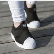 Promociones de 2016 Adidas Originals Superstar Slip OnsNegro/blanco Unisex Sneakers Zapatos,reloj adidas originals,zapatillas adidas superstar,catalogo