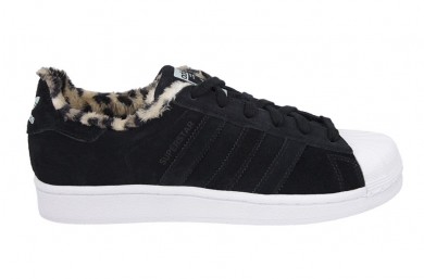 Versión 2016 Adidas Originals SuperstarsW Leopard Core Negro,adidas zapatillas,zapatos adidas blancos,muy buena