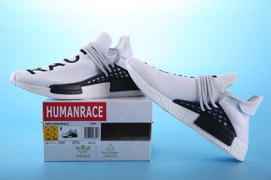 Más 2016 adidas NMD HUMAN RACE blanco NegrosUnisex Size 36-45,adidas running baratas,adidas blancas y rosas,tesoro