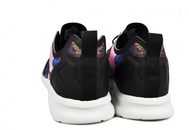 2016 alta Adidas Originals ZX FluxsHombre Zapatos FLORAL Core Negro blanco Hawaiian Print,adidas blancas,chaquetas adidas superstar,Madrid tiendas