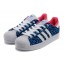 Versión 2016 Adidas Superstar II Originals mujeres Zapatos casualeses azul Leopards,adidas negras y doradas,zapatos adidas outlet,sabor